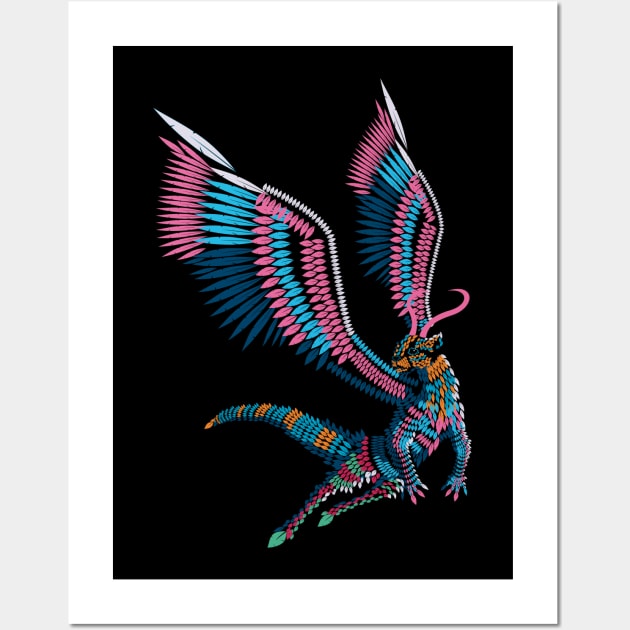 Alebrijes of Might Wall Art by BetoRayas